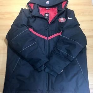 NWT Nike 49ers On Field Down Winter Jacket Coat M